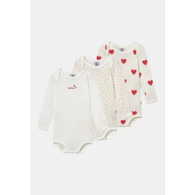 Abbildung von Petit Bateau 3 PACK Body für Kinder, Größe: 74/80, White