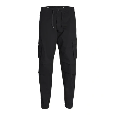 Abbildung von Jack &amp; Jones Jpstkane Jjnoah Cuffed Cargohose, Herren, Größe: Medium, Black