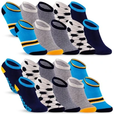 Abbildung von 10 Paar Kinder Sneaker Socken Jungen &amp; Mädchen Baumwolle Kindersocken 56550 (35 38)
