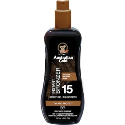 Abbildung von Australian Gold Sonnenschutz Spray with Bronzer SPF 15, 237 ml