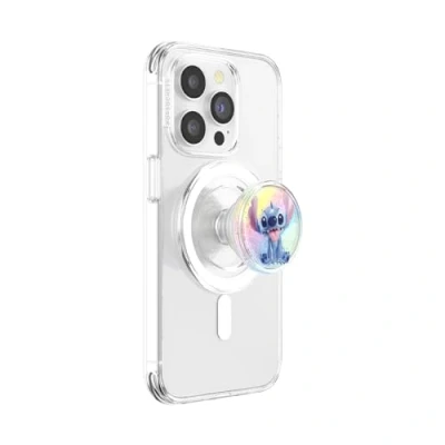 Abbildung von PopSockets: PopGrip Ausziehbarer Sockel und Griff mit einem Austauschbarem Top für Smartphones Tablets, Disney Stitch Stich TRAUMLANDSCHAFT Tidepool