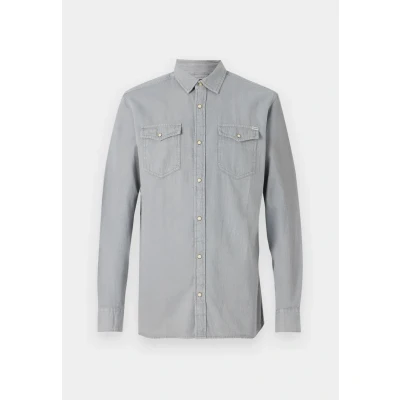 Abbildung von Jack &amp; Jones Jjesheridan L S NOOS Hemd Light grey, Herren, Größe: XXL, grey
