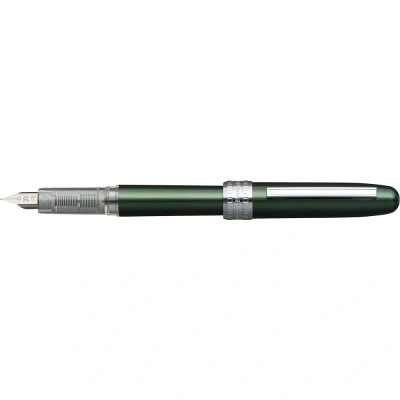 Abbildung von PLATINUM Plaisir PGB 1000#41 Füllfederhalter/Federstärken: F fein/Farbe: Green/Grün/Handgefertigt/Kunststoffverpackung/Füllhalter