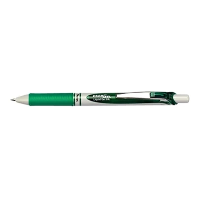 Abbildung von Pentel EnerGel Eco BL77E Gelschreiber mit Druckmechanik, grün (1 Stück)