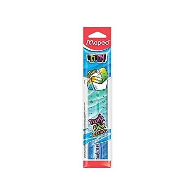 Abbildung von Maped flexibles Lineal TWIST&#039;n FLEX DECOR, 15 cm Das Original! Mit neuem Farb Verlauf verschiedene Verläufe