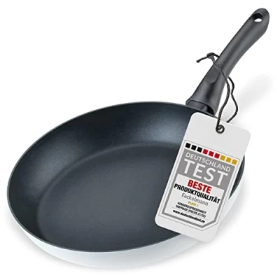 Abbildung von FACKELMANN Bratpfanne Arcadalina 28cm Antihaft Pfanne aus 90% recyceltem Aluminium und Keramik Beschichtung Induktionspfanne zum Kochen &amp; Anbraten PFAS Frei