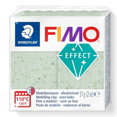 Abbildung von STAEDTLER FIMO effect 8010 botanical Ofenhärtende Modelliermasse, Einzelprodukt spirulina, 570