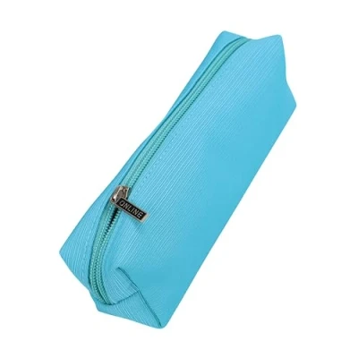 Abbildung von Online Premium Schlampermäppchen/Pencil Case Retro Türkis I Stylisches Schlamperetui für Jungen &amp; Mädchen Federmäppchen mit praktischem Reißverschluss 1 Fach Ideal Schule, Uni Büro