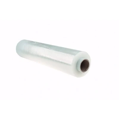 Abbildung von OFFICE PRODUCTS Stretchfolie Transparent folie 1 Rolle/Handstretchfolie / 291m 50cm 3kg netto 23my Hand Umzugfolie/Stretchfolienrolle/Wickelfolie Packfolie und Umzug/Verpackungsfolie
