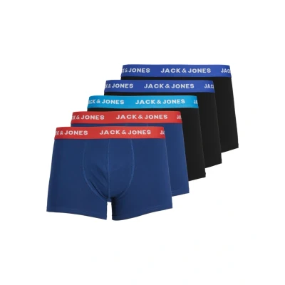 Abbildung von Jack &amp; Jones Jaclee Trunks 5 PACK Panties, Herren, Größe: Large, Blue/black