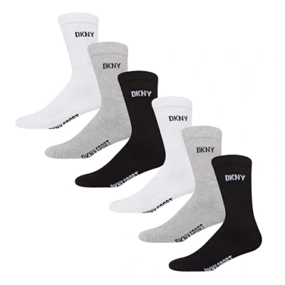 Abbildung von DKNY Herren Radde Herrensocken, Schwarz, 7 11 (6er Pack)