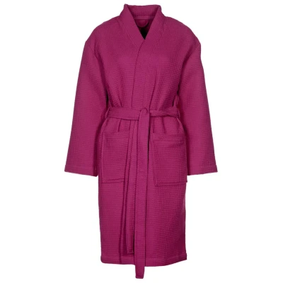 Abbildung von Vossen ROM Unisex Bademantel, Größe: Large, Cranberry