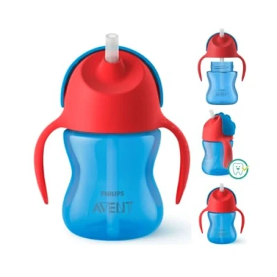 Abbildung von Philips AVENT SCF796/01 Strohhalmbecher, blau
