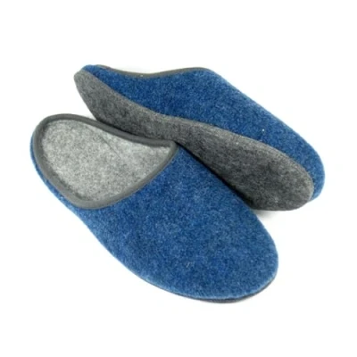Abbildung von Pantoffelmann Filzpantoffel Navy 40
