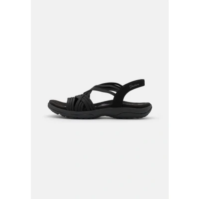 Abbildung von Skechers Damen Reggae Slim Simply Stretch Sandals, Black Gore, 39 EU