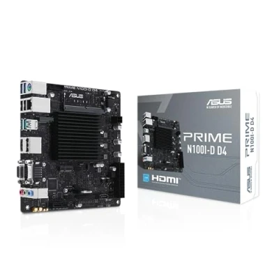 Abbildung von ASUS Prime N100I D D4 Mainboard Intel N100 (Intel Prozessor, PCIe 3.0, USB 3.2 Gen 2, M.2, DDR4)
