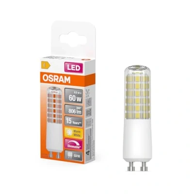 Abbildung von OSRAM LED Superstar Special T SLIM, Dimmbare schlanke Spezial Lampe, GU10 Sockel, Warmweiß (2700K), Ersatz für herkömmliche 60W Leuchtmittel, 1 Stück (1er Pack)