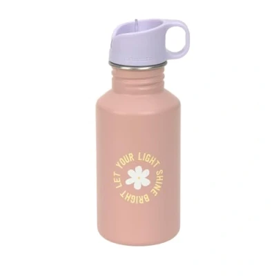 Abbildung von LÄSSIG Trinkflasche Edelstahlflasche BPA frei 500ml Kinder Kita Kindergarten auslaufsicher mit Sporttrinkverschluss/Bottle Stainless Steel Pattern Party rose/lilac