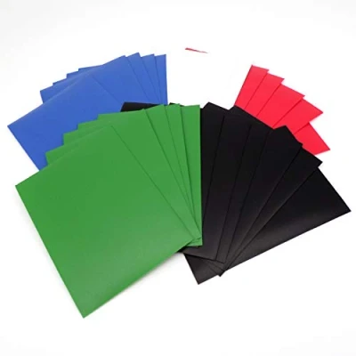 Abbildung von docsmagic.de 5 x 100 Mat Card Sleeves Standard Size 66 91 Black Blue Green Red White Kartenhüllen PKM MTG
