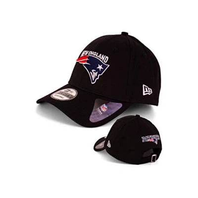 Abbildung von New Era Caps Baseball Cap Kappe Muetze Limiterte Designs MLB NBA NFL Yankees Lakers Bulls Raiders Chiefs Dodgers Seahawks Sox 49ers (New England Patriots Black V1)