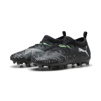Abbildung von PUMA Future 8 Match FG/AG JR Fussballschuh, Black Silver Fluo Green, 33 EU