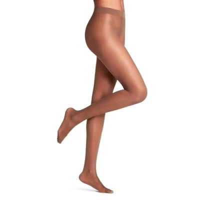 Abbildung von FALKE Damen Strumpfhose Pure Matt 20 DEN W TI transparent einfarbig 1 Stück, Braun (Espresso 5188) neu umweltfreundlich, S