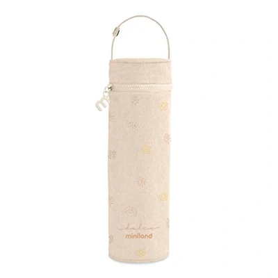 Abbildung von Miniland Thermibag Vanilla 500 ml Isoliertasche mit Tragegriff zum einfachen Aufhängen und Transportieren, ideal für Flaschen oder Thermoskannen, Kollektion Dolce