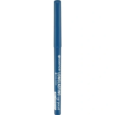 Abbildung von essence cosmetics LONG LASTING eye pencil, Kajal, 18 Stunden Halt, wasserfest, Nr. 09 cool down, blau, definierend, langanhaltend, vegan, Mikroplastik Partikel frei (0,28g)