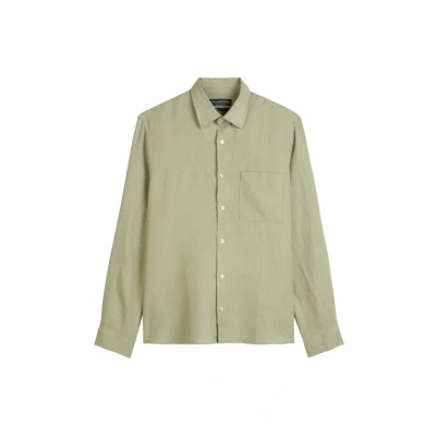 Abbildung von Marc O&#039;Polo KENT COLLAR, LONG SLEEVES, ONE Rectangular Chest POCKET, Style Hemd, Herren, Größe: 3XL, Summer sage