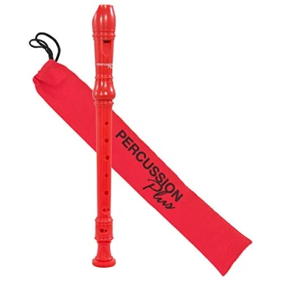 Abbildung von Percussion Plus PP1612 Bunte Sopran Blockflöte, Rot