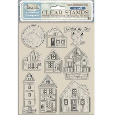 Abbildung von Stamperia WTK218 Acrylic Stamp, Clear, 14 x 18 1 cm