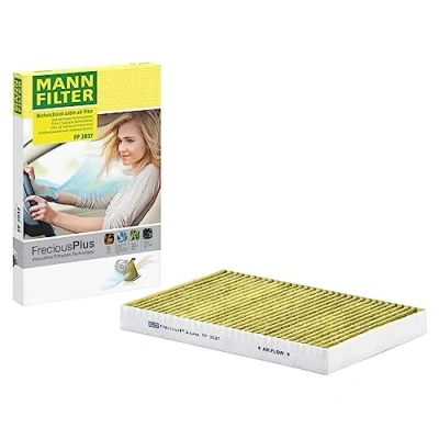 Abbildung von MANN FILTER FP 3037 Innenraumfilter FreciousPlus Biofunktionaler Pollenfilter Für PKW