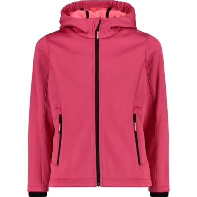Abbildung von CMP Kid G Jacke mit fester Kapuze, Fuchsia Mel., 128