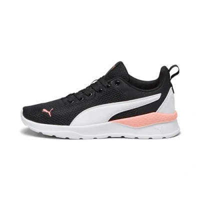 Abbildung von PUMA Unisex Anzarun Lite Sneaker, Black White Peach Smoothie, 39 EU