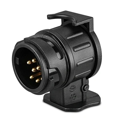 Abbildung von Anhänger Adapter, HEQUN Adapter für PKW und 13 Polig auf 7 (Adapter/Anhängerkupplung von Pin Auto Anhänger)