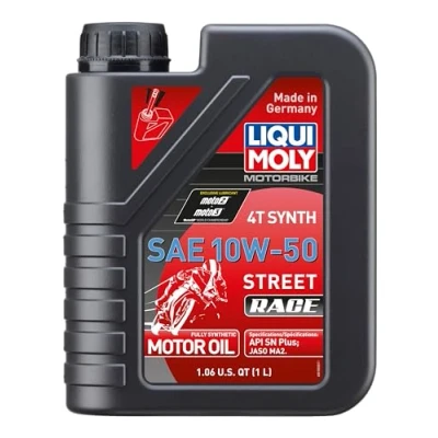 Abbildung von LIQUI MOLY Motorbike 4T Synth 10W 50 Street Race 1 L Motorrad 4 Takt Öl Art. Nr.: 1502