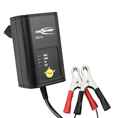Abbildung von ANSMANN Batterie Ladegerät 2V/6V/12V mit Erhaltungsladung zum Einlagern von Blei Akkus (Gel, Wet, MF, VRLA, AGM) für Oldtimer, Motorrad, Roller, Rasenmäher, Boote usw.