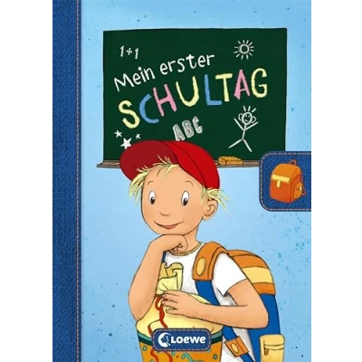 Abbildung von Mein erster Schultag Jungen: Eintragbuch zur Einschulung für Jungen Erinnerungsbuch zum Schulstart Geschenke die Schultüte (Eintragbücher)