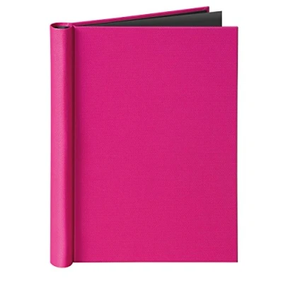 Abbildung von VELOFLEX 4944371 Klemmbinder DIN A4 Velocolor, mit Leinenstruktur, Füllmenge max. 150 Blatt, pink, 1 Stück