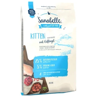 Abbildung von Sanabelle Kitten Katzentrockenfutter für heranwachsende &amp; tragende / säugende Katzen 4 x 2 kg