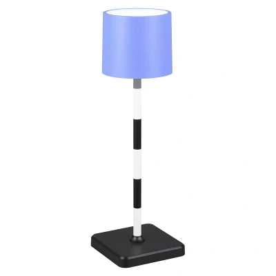 Abbildung von LED Akkutischleuchte Fernandez, blau, IP54, CCT, dimmbar
