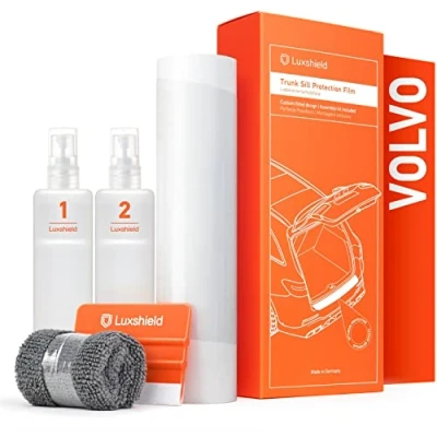 Abbildung von Luxshield Ladekantenschutz Folie für Volvo EX30 416 I 2023 2024 Stoßstangenschutz, Kratzschutz, Lackschutzfolie Transparent