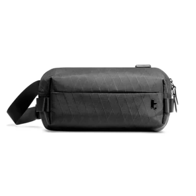 Abbildung von tomtoc X Pac Sling Bag für Herren Damen, EDC Umhängetasche Schultertasche Crossbody Bag, 3 Liter Brusttasche Bauchtasche Reise Travel Alltag, Schwarz