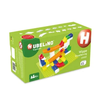Abbildung von Hubelino 420503 Wippe Erweiterung (45 teilig) Kugelbahn, kompatibel, Large