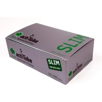 Abbildung von actiTube&#039; Aktivkohlefilter SLIM (10x50Stück) Megabox, 500 Stück (1er Pack)