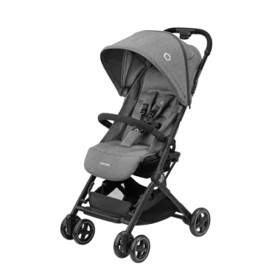 Abbildung von Maxi Cosi Lara2 Baby Kinderwagen, 04 Jahre, 022 kg, federleichter, kompakter Buggy, 3 Liegepositionen, flache Liegeposition, klein zusammenklappbar, Schultergurt, Select Grey