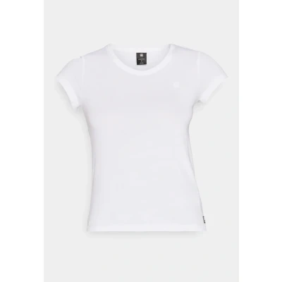 Abbildung von G Star RAW Damen Eyben Slim V Neck Top 2.0, Weiß (White D24533 4107 110), M