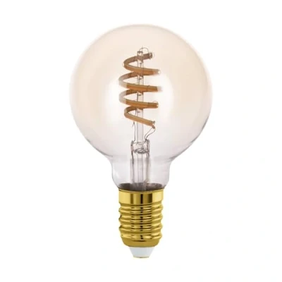Abbildung von EGLO connect.z Smart Home LED Leuchtmittel E27, G80, ZigBee, App und Sprachsteuerung Alexa, dimmbar, Lichtfarbe einstellbar (warmweiß kaltweiß), 360 Lumen, 5 Watt, Vintage Glühbirne amber