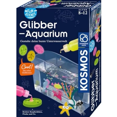 Abbildung von KOSMOS 654320 Fun Science Glibber Aquarium, Amazon Exclusive, Experimente für Kinder ab 8 Jahre,