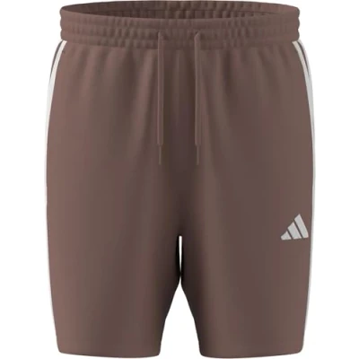 Abbildung von adidas Herren Essential Three Stripes French Terry Short, warm Clay/White, L